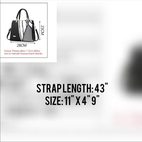 Pink, Black & White Striped Handbag - Picture 2 of 10